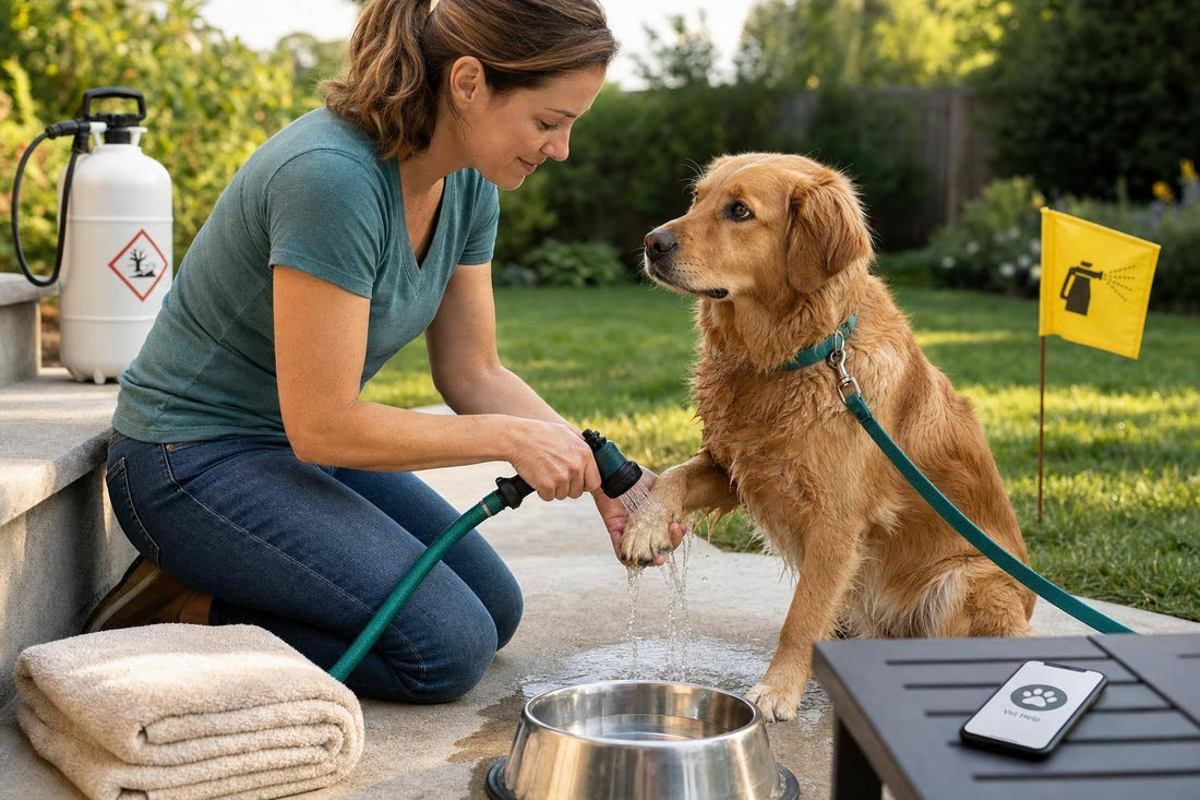 Dog Detox Checklist After Yard Chemical Use