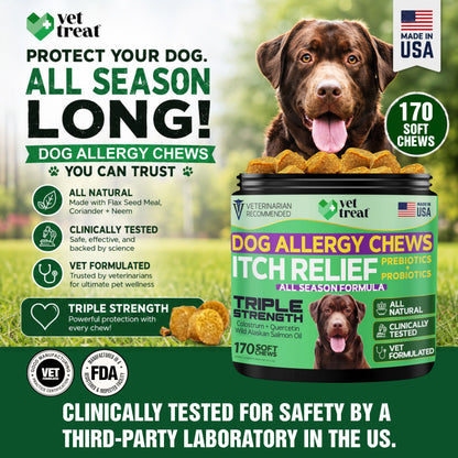 Dog Allergy Chews Itch Relief - 170 Chews