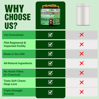 Dog Allergy Chews Itch Relief - 170 Chews