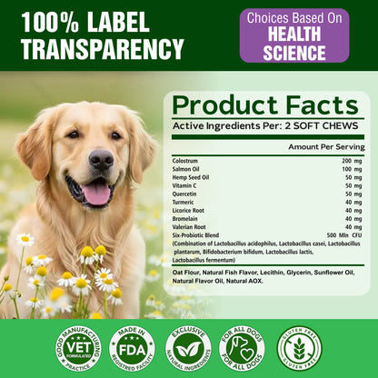 Dog Allergy Chews Itch Relief - 170 Chews