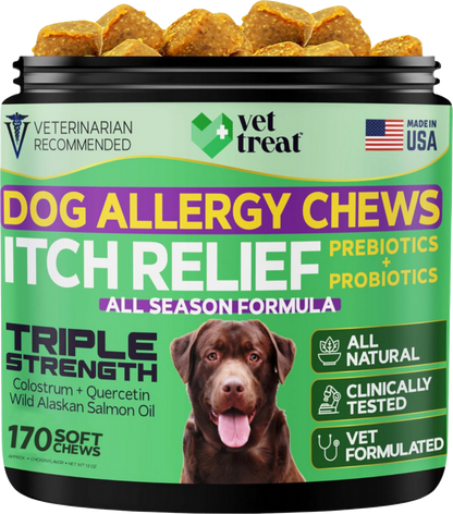Dog Allergy Chews Itch Relief - 170 Chews