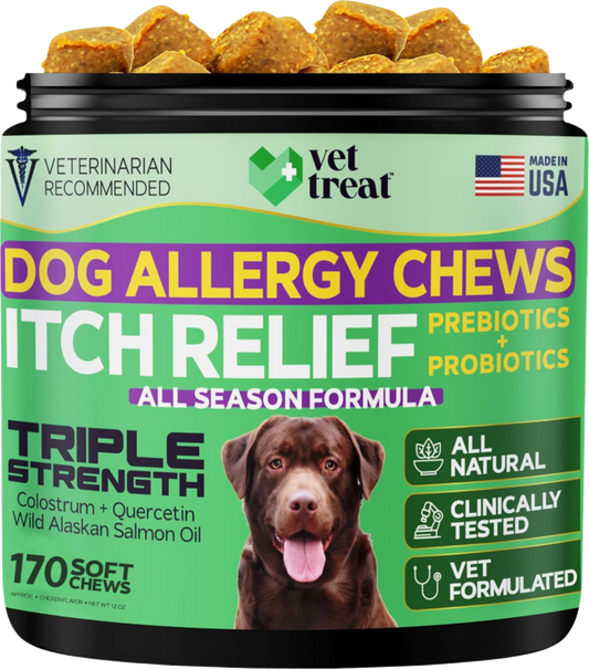 Dog Allergy Chews Itch Relief - 170 Chews