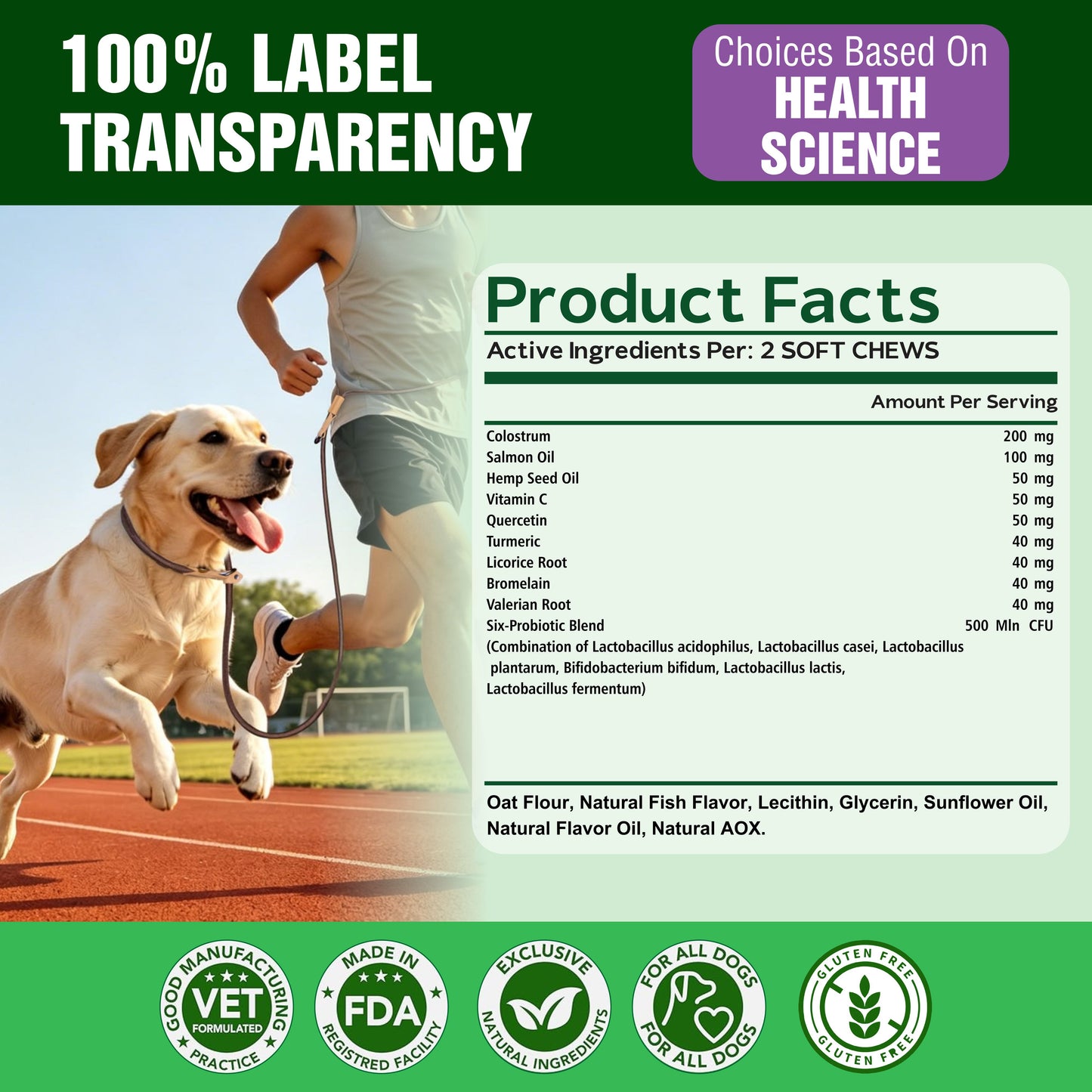 Dog Allergy Chews Itch Relief - 120 Chews