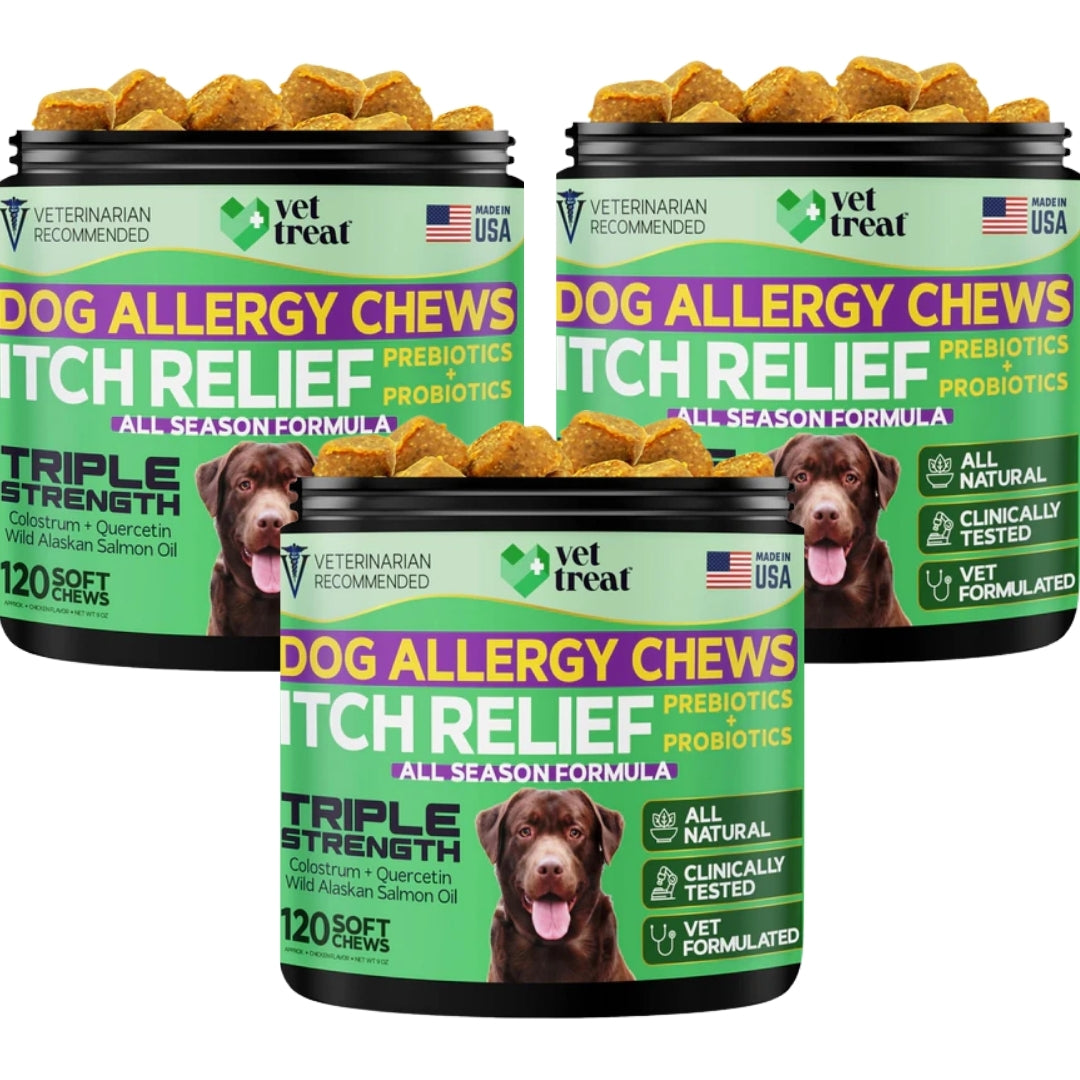 Dog Allergy Chews Itch Relief - 120 Chews